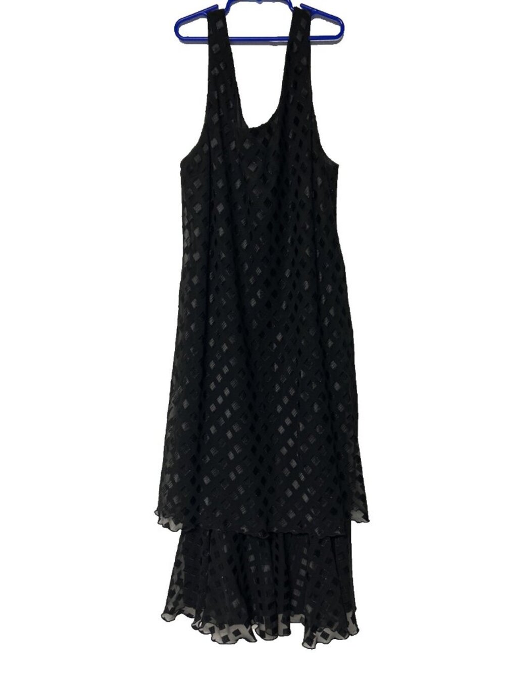 Cattiva Dress Women's Size 18 Sleeveless Black Tiered